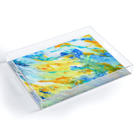 Rosie Brown Sunset Inspired Acrylic Tray
