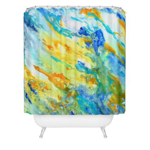 Rosie Brown Sunset Inspired Shower Curtain