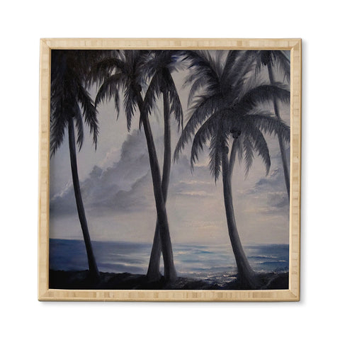 Rosie Brown Sunset Palms Framed Wall Art