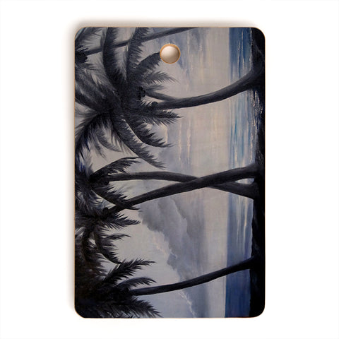 Rosie Brown Sunset Palms Cutting Board Rectangle