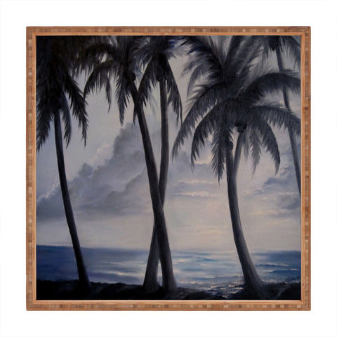 Rosie Brown Sunset Palms Square Tray