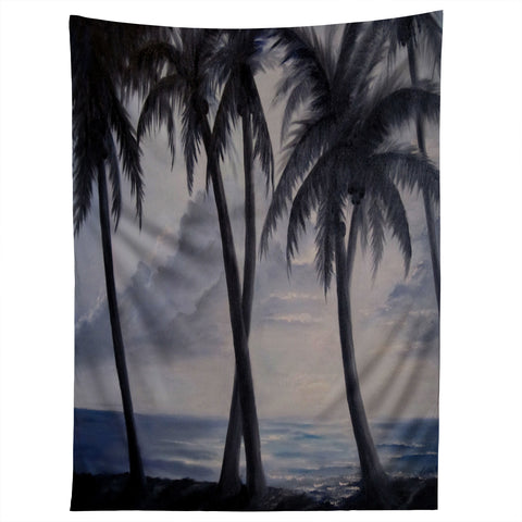 Rosie Brown Sunset Palms Tapestry