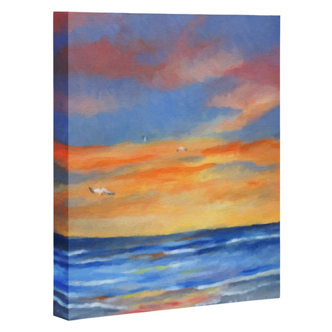 Rosie Brown Sunset Reflections Art Canvas