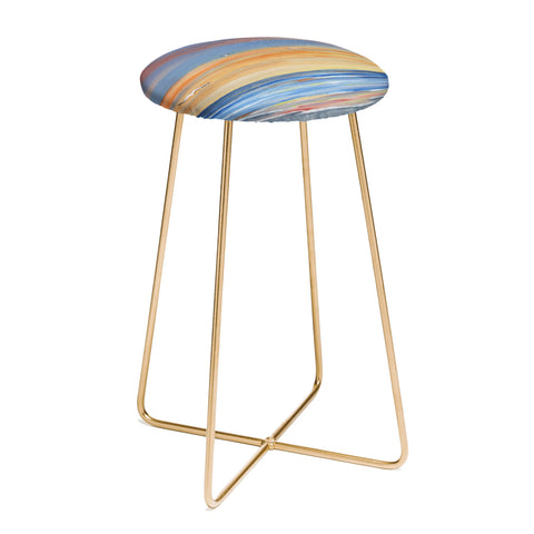 Rosie Brown Sunset Reflections Counter Stool