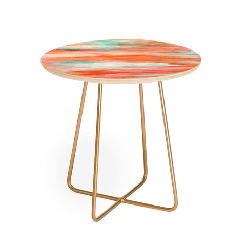 Rosie Brown Sunset Sky Round Side Table
