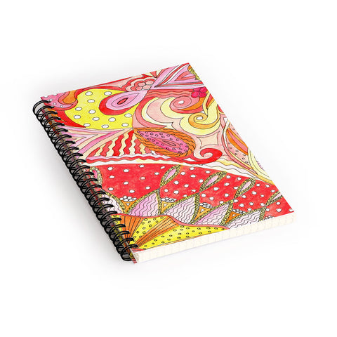 Rosie Brown Swirls Spiral Notebook
