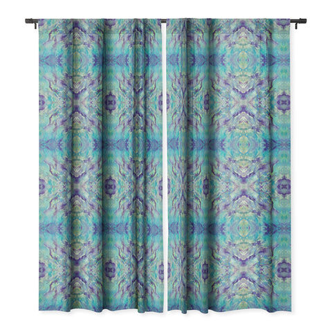 Rosie Brown Tempting Turquoise Blackout Window Curtain