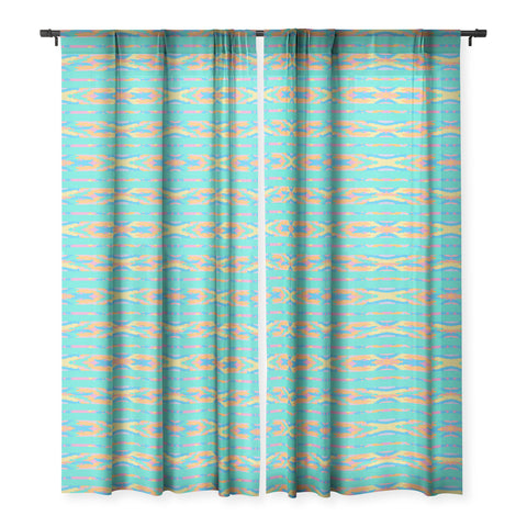 Rosie Brown The Color Green Sheer Window Curtain