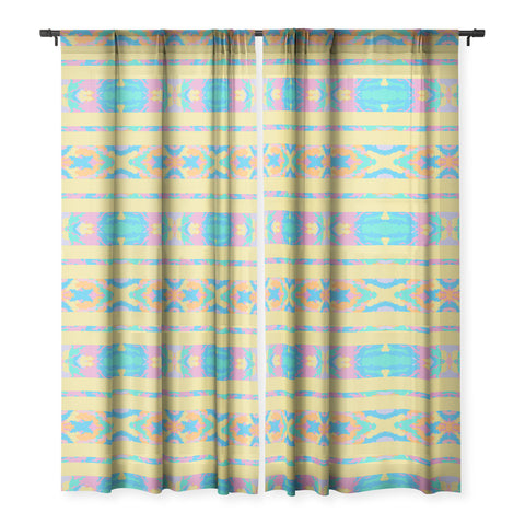 Rosie Brown The Color Yellow Sheer Window Curtain