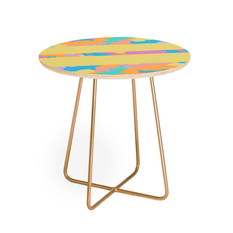 Rosie Brown The Color Yellow Round Side Table