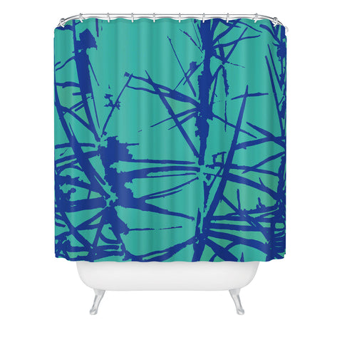 Rosie Brown Thorns Shower Curtain