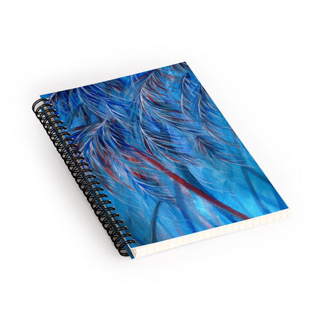 Rosie Brown Tropical Blues Spiral Notebook