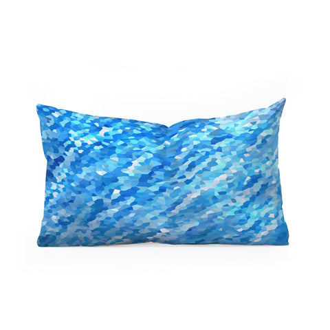 Rosie Brown True Blue Oblong Throw Pillow