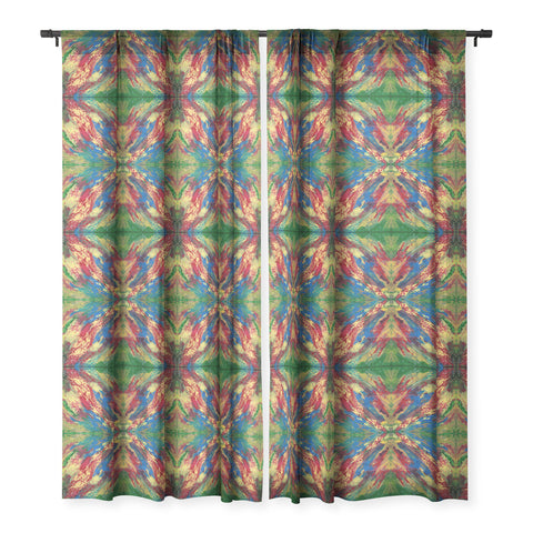 Rosie Brown True Colors Sheer Window Curtain