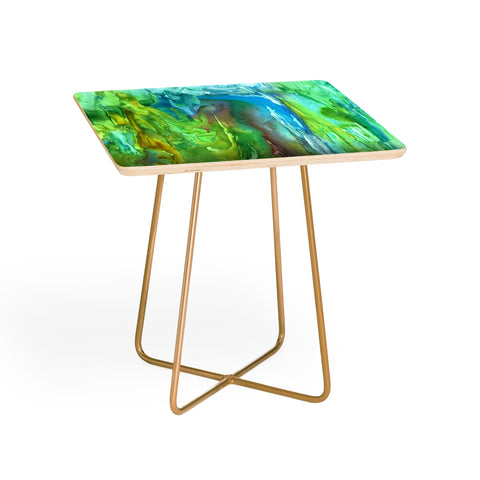 Rosie Brown Watercolor Cascade Side Table