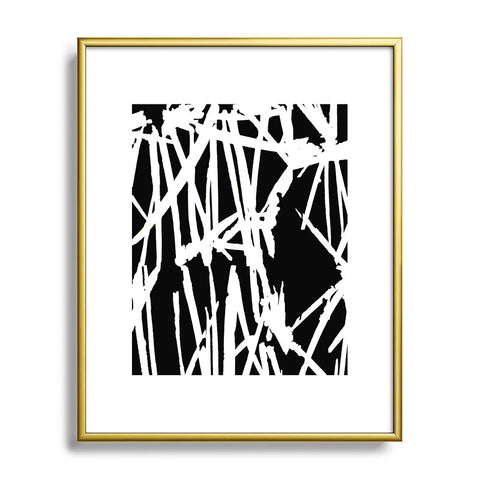 Rosie Brown White Lightening Metal Framed Art Print