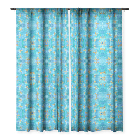 Rosie Brown Wish Upon A Star Sheer Window Curtain