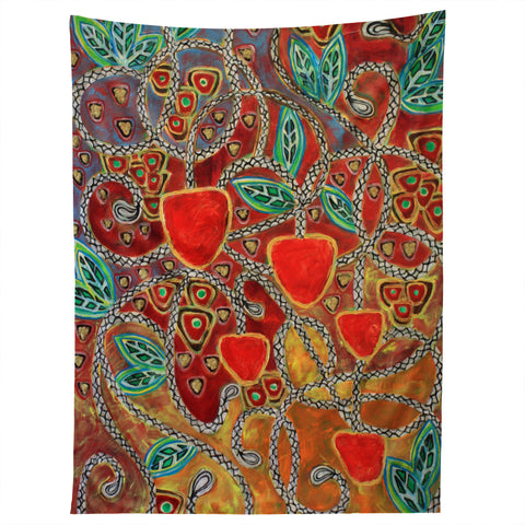 Ruby Door Eves Apples Tapestry