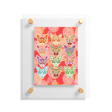 Ruby Door Mexicali Cats Floating Acrylic Print