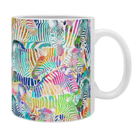 Ruby Door Rainbow Zebras Coffee Mug
