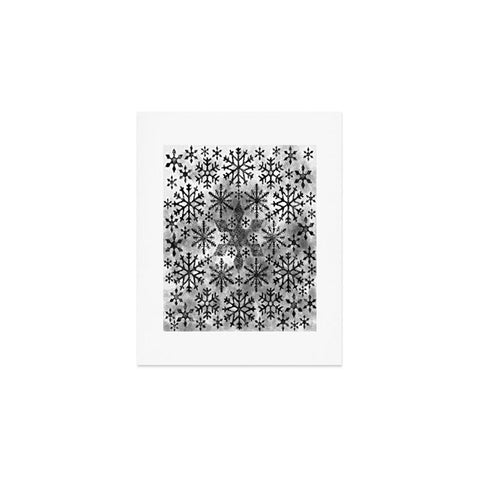 Ruby Door Snow Leopard Snowflake Art Print