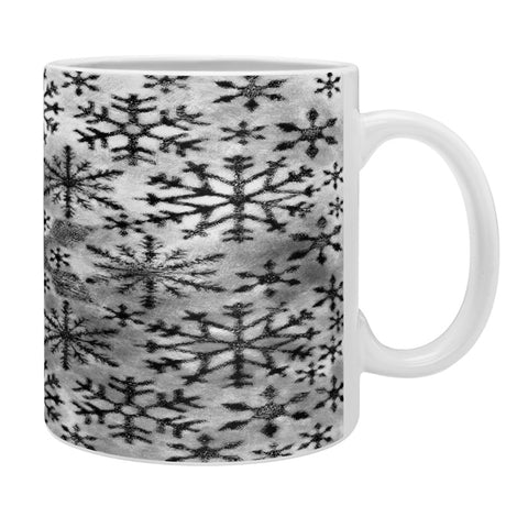 Ruby Door Snow Leopard Snowflake Coffee Mug