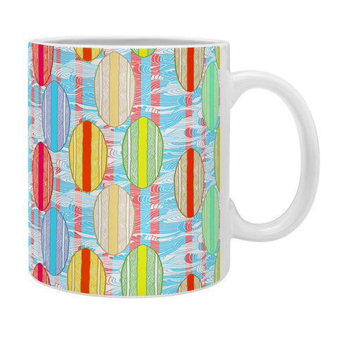 Ruby Door Surfer Stripe In Brights Coffee Mug