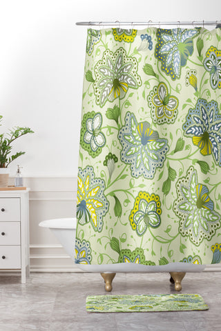 Sabine Reinhart Colors Of The Wind Shower Curtain And Mat