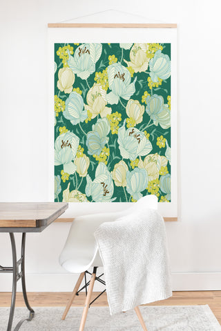 Sabine Reinhart Flower Fields Art Print And Hanger