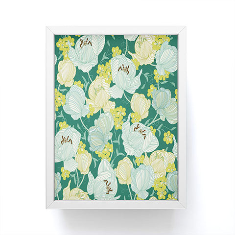 Sabine Reinhart Flower Fields Framed Mini Art Print