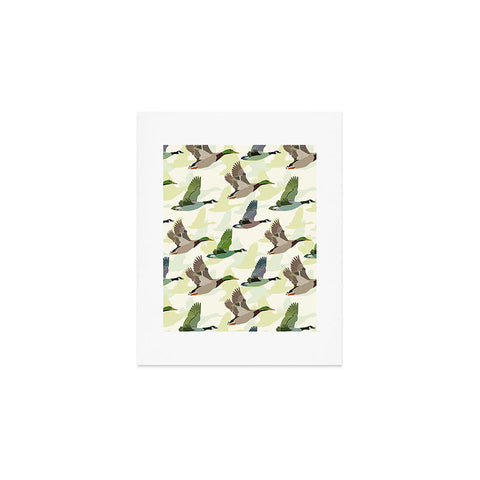 Sabine Reinhart Flying Ducks Art Print