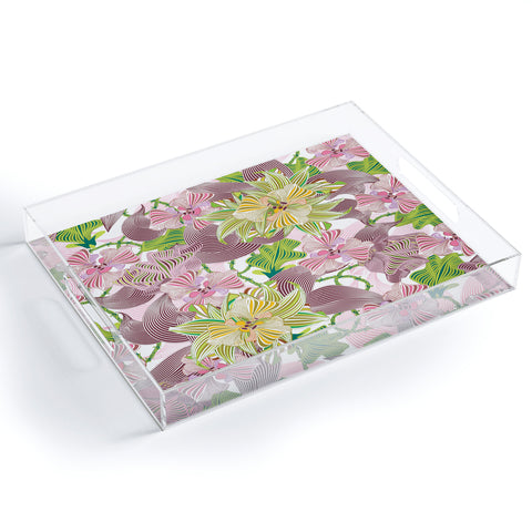 Sabine Reinhart In Full Bloom Acrylic Tray