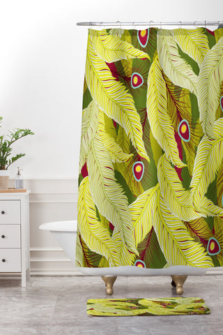 Sabine Reinhart Kimaya Shower Curtain And Mat