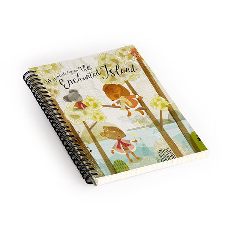 Sabine Reinhart The Enchanted Island Spiral Notebook