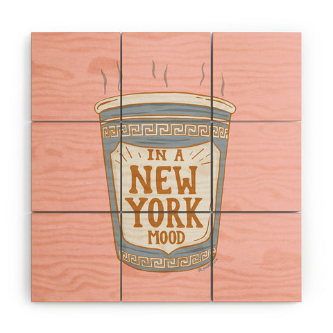 Sagepizza NEW YORK MOOD Wood Wall Mural