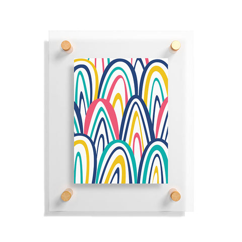 Sam Osborne Arched Stripes Floating Acrylic Print