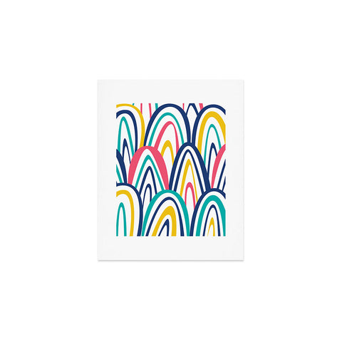 Sam Osborne Arched Stripes Art Print