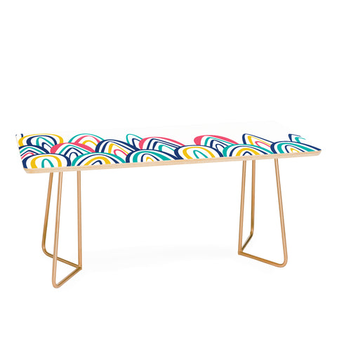 Sam Osborne Arched Stripes Coffee Table