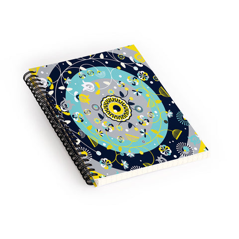 Sam Osborne Floral Target Spiral Notebook