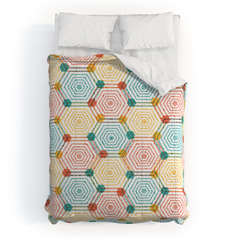 Sam Osborne Hexagon Weave Comforter