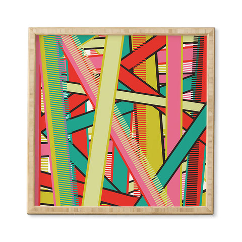 Sam Osborne Twisted Stripes Framed Wall Art