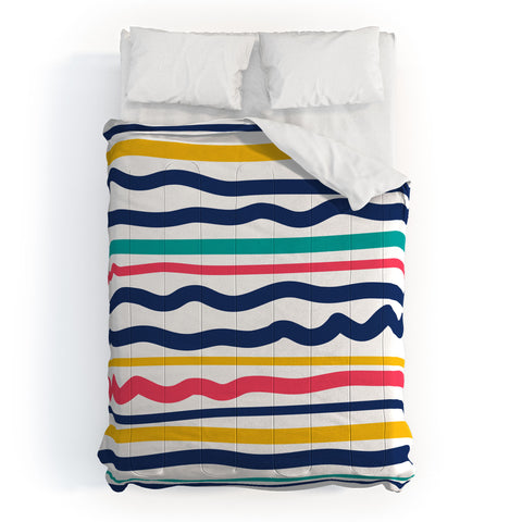 Sam Osborne Wiggle Stripes Comforter