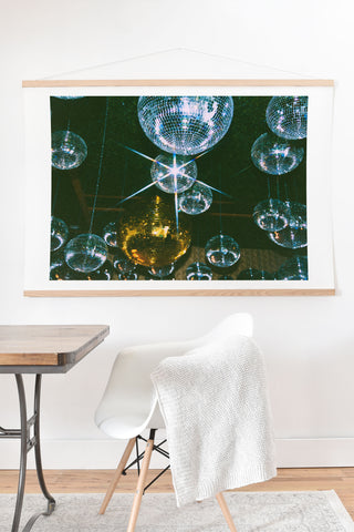 Samantha Hearn Disco Ball Ceiling Art Print And Hanger