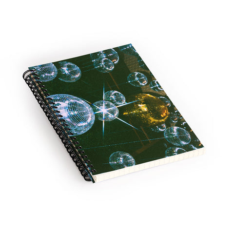 Samantha Hearn Disco Ball Ceiling Spiral Notebook