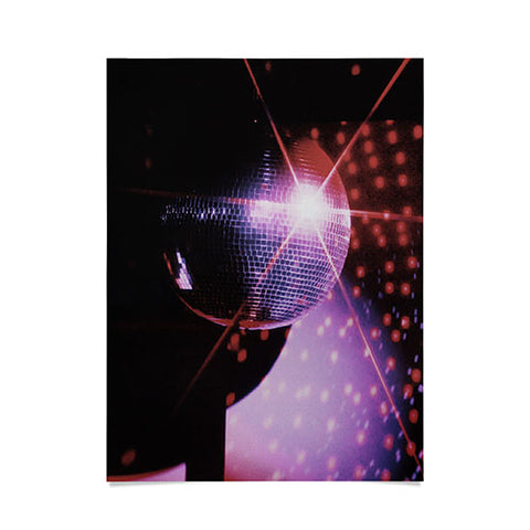 Samantha Hearn Disco Ball Neon Poster