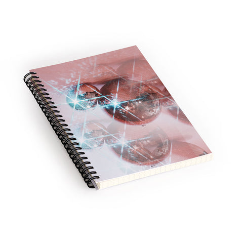 Samantha Hearn Disco Ball Prism Spiral Notebook