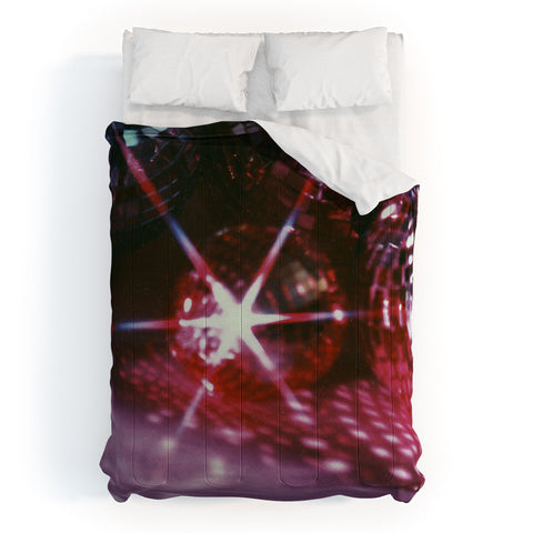 Samantha Hearn Glowing Disco Balls Comforter