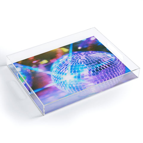 Samantha Hearn Neon Solo Disco Ball Acrylic Tray
