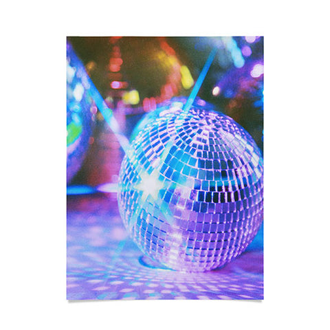 Samantha Hearn Neon Solo Disco Ball Poster