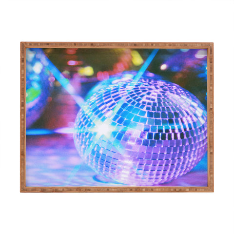 Samantha Hearn Neon Solo Disco Ball Rectangular Tray